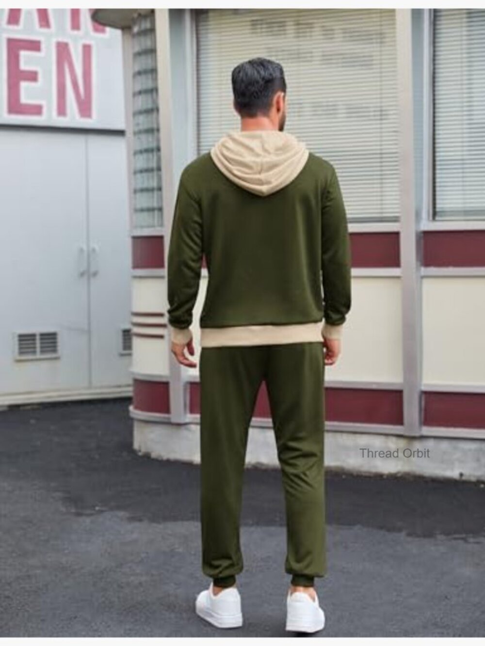 2 Piece Hoodie & Jogger Set Athletic Tracksuit Sweatsuit - Picture 4 of 7